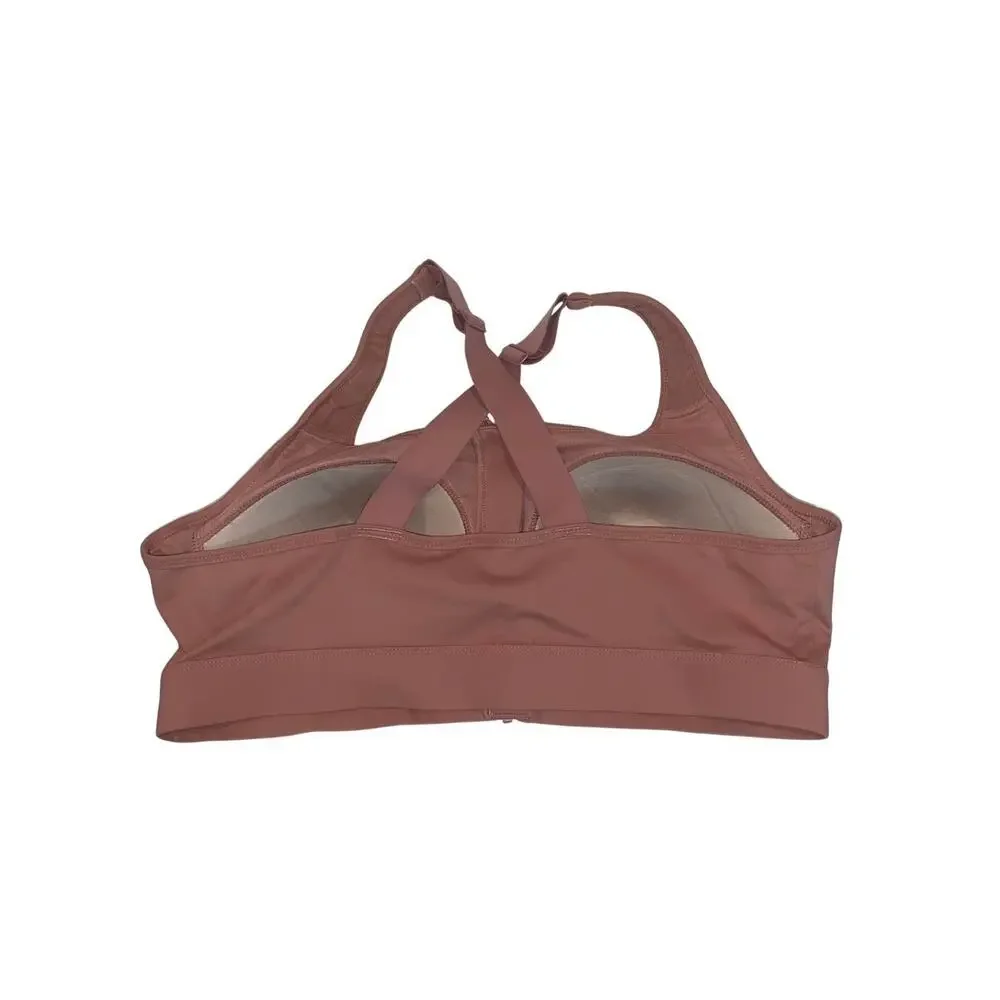 Duluth Women's Hellrassiere Zip Front Work Bra Size 18 Foam Cups Full Coverage